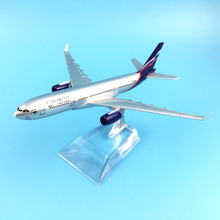 Russian Airlines Airbus 330 A330 Airways Airplane 16cm Alloy Metal Air Aeroflot  Model Plane Model W Stand Aircraft TOYS Gift 2024 - buy cheap