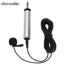 Mini Condenser Microphone Portable Wired Electret Lapel Lavalier Clip-on Musical Instrument mikrofon for Guitar Trumpet Violin 2024 - buy cheap