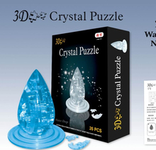 Candice guo! New arrival hot sale 3D crystal puzzle water drop model DIY funny game creative gift 1pc 2024 - buy cheap