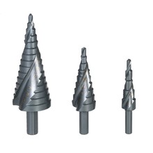 WENXING 3pcs HSS Steel Titanium Step Drill Bit 4-12mm 4-20mm 4-32mm Step Cone Cutt Tools Woodworking Wood Metal Drill Bit Set 2024 - buy cheap