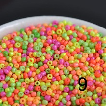 16g 1000pcs 2mm Mix Neon Color Opaque Round Loose Spacer Beads Cezch Glass Seed Beads Handmade Jewelry Making DIY Garment Bead 2024 - buy cheap