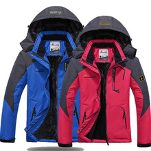 Plus Size M-6XL Jackets Men Women Top Hooded Hiking Jacket Coat Thick Parka Men Outwear Windbreaker Winter Male Clothing Clothes 2024 - buy cheap