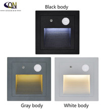 Indoor Outdoor Wall Light PIR Motion Sensor 3W Led Stair Light Infrared Human Body Induction Lamp Recessed Step Ladder Kitchen 2024 - buy cheap
