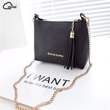 Mini Small Shell bags Candy Chain Women's Leather Messenger bags Designer bags famous brand high quality women bags 2016 Tassel 2024 - buy cheap