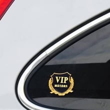 2pcs/lot 3D Metal Car-Styling VIP Emblem Stickers For Mitsubishi ASX/Outlander/Lancer Evolution/Pajero/Eclipse/ Accessories 2024 - buy cheap