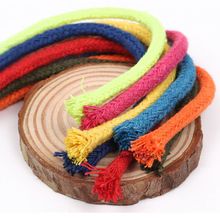 5 mm Colour Cored Pure 100% Cotton Rope Hand-woven Cotton Rope DIY Craft Decoration Rope Cotton Cord for Bag Drawstring Belt 2024 - buy cheap