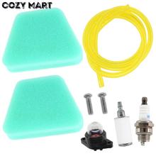 2x Air Filter For Poulan 2055 2075 2150 2155 2175 2250 Partner 350 351 370 371 390 Chainsaw w/ Fuel Line Primer Bulb Spark Plug 2024 - buy cheap