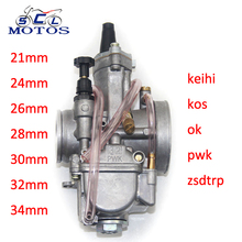 Sclmotos- 21 24 26 28 30 32 34mm Motorcycle KEIHI KOSO OKO Carburetor Parts Carb With Power Jet Fit Scooter ATV,UTV 50cc - 300cc 2024 - buy cheap