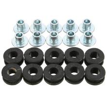 Motorcycle Rubber Grommets Bolt Kit Replacement Accessories for Honda Yamaha Suzuki Fairings Pressure Relief Cushion Kit 10pcs 2024 - buy cheap