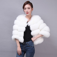 2018 hot sale real natural fox fur coat fashion real fox fur jacket short winter fox fur outerwear rea natural fox fur coats 2024 - buy cheap