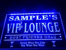 DZ039- Name Personalized Custom VIP Lounge Best Friends Only Bar Beer  LED Neon Light Sign 2024 - buy cheap