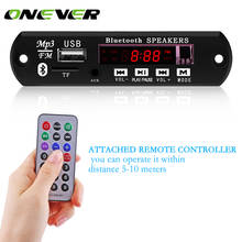 Onever Wireless Bluetooth FM Transmitter Car Kit Player 12V MP3 WMA Decoder Board Audio Module USB TF Radio Bluetooth Speakers 2024 - buy cheap