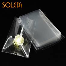 SOLEDI 100pcs 6x10cm Cookie Biscuit Bakery Candy Chocolate Gift Cellophane Plastic Bag Good Quality Hot Useful Convenient 2024 - buy cheap