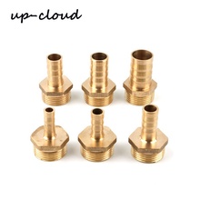 1pc Copper 3/4 inch Male Thread to 8mm 10mm 12mm 16mm 25mm Straight Connector Gas Aquarium Air Pump Hose Water Pump Pipe Adapter 2024 - buy cheap