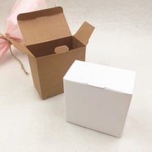 Cajas de embalaje de joyería, embalaje de papel Kraft de 65x35x65mm, DIY hecho a mano, recuerdo de fiesta de boda, Cajas de Regalo pequeñas, 24 Uds. 2024 - compra barato