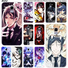 Hot Anime Black Butler and a cat Soft Phone Case For Samsung Galaxy J8 J6 J4 2018 J2 Core J5 J6 J7 Prime J3 2016 2017 EU J4 Plus 2024 - buy cheap