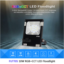 10W/20W/30W/50W Waterproof RGB+CCT LED Flood light  AC100-240V samrt  Outdoor Lighting IP65 can 2.4G remote/wifi/voice control 2024 - buy cheap