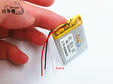 Литий-полимерный аккумулятор Li-Po 3 wire 503443 3,7 В 800 мАч, с защитной платой для GPS, планшетных ПК, цифровых продуктов 2024 - купить недорого