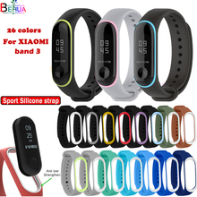 Sport Silicone Fitness watchband Bracelet For Xiaomi Mi Band 3 smart watch Replacement Fashion comfortable strap for Mi band 3 2024 - buy cheap