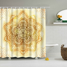 180x200cm Indian Bodhisattva 3D Bath curtain Waterproof polyester fabric Blackout mandala shower curtain For Bathroom cortina 2024 - buy cheap