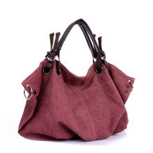 High Quality Canvas Handbag Shoulder Bags for women 2021  Casual Large Capacity Crossbody bag Ruched Solid women bag tote bolsa 2024 - buy cheap