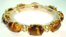 Beautiful jewelry Tiger Eye Bracelet 7.5 inch AAA style Fine jewe Noble 100% Natural stone 5.26 2024 - buy cheap
