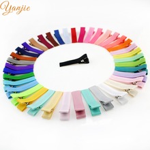 YANJIE 100pcs/lot 45mm Ribbon Lined Hair Clips  Ribbon Alligator For Women 2020 Handmade DIY Hair Accessories 2024 - buy cheap