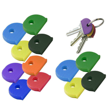 24 PCS Assorted Color Key Top Cap Cover Topper Keyring ID Marker Tags Key Chains Accessories 2024 - buy cheap
