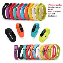 Table Attachment Soft Silicone Strap for Xiaomi Mi Band 2 Breathable Colorful Replacement Wristband for M2 Mi Band 2 Bracelet 2024 - buy cheap