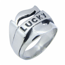 Rany & Roy-anillo de la suerte número 7, joyería de acero inoxidable 316L, estilo hip hop, anillo de la suerte 2024 - compra barato