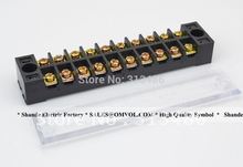 copper Fixed terminal block  600V, 15A, 10P Copper TB-1510 2024 - buy cheap