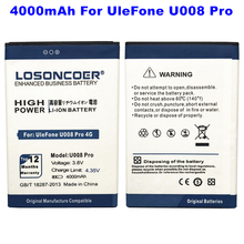 LOSONCOER U008 Pro 4000mAh For UleFone U008 Pro 4G Smartphone 5.0inch MTK6737 Quad-core- High Capacity Battery~In Stock 2024 - buy cheap