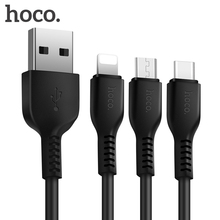 HOCO Mobile Phone Cables For iPhone 12 Type-c / Micro USB Data Charger Wire Cord Fast Charging Cable For Samsung A51 A71 S20 S21 2024 - buy cheap