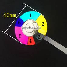 Projector Color Wheel for optoma C751ST Projector diameter 40mm 6colors 2024 - buy cheap