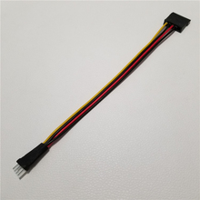 4Pin FDD Floppy Male to 15Pin SATA Female Adapter Converter Hard Drive Power Cable 20cm 2024 - купить недорого