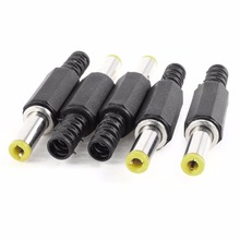15Pcs DC Plug Cable Jack Power Supply Connector 5.5mmx2.5mmx14mm BLACK 2024 - buy cheap