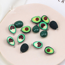 6pcs Japanese and Korean Sweet Fashion Fruit Earrings For Women Girl Avocado Drop Earrings Cute Fruit Diy Jewelry Accessories 2024 - buy cheap