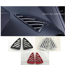 For Mazda CX-3 CX3 2017 2018 2019 2020 Car Inside Cover Garnish Detector Trim Front Air Condition Outlet Vent Trim 2pcs 2024 - buy cheap