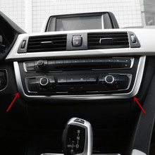 Center Console U type Trim Strip For BMW 3 series f30 316i 320 328 2013-17 Chrome ABS Car styling interior molding 2024 - buy cheap