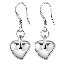 love heart delicate high quality free shipping Silver Earrings for women fashion jewelry earrings /ZJXBOLXT EOBSSKVX 2024 - buy cheap