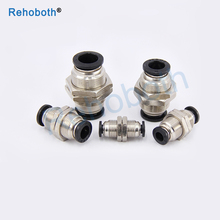 Air Pneumatic Straight Bulkhead Union 10mm 8mm 6mm 4mm 12mm OD Hose Tube One Touch Push Into Gas Connector Quick Fitting 2024 - buy cheap