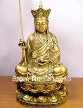 Wang 00081 Chinês bronze Kshitigarbha Bodhisattva estátua 8 "de Alta 2024 - compre barato