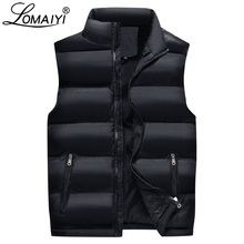 LOMAIYI Mens Winter Vests Male Sleeveless Jacket Men Casual Cotton-Padded Coats Men's Plus Size 5XL Waistcoat Gilet Homme BM251 2024 - buy cheap