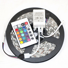 LED Strip Waterproof 5050 RGB Flexible Light 5M 300 SMD 24 Keys IR Remote 2024 - buy cheap