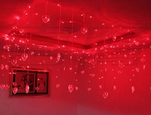 Светодиодный гирлянды светодиодные полосы Рождественские Праздничные огни многоцветный 3,5 м 100 SMD 16 сердец 110 V/220 V EU/US/UK/AU разъем для подключения вечерние, свадебные, украшения 2024 - купить недорого