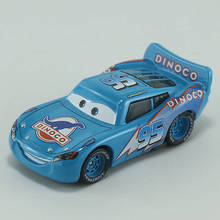 Disney Pixar Cars No.95 Dinoco McQueen 1:55 Scale Diecast Metal Alloy Modle Cute Toys Car For Children Gifts Brinquedos 2024 - buy cheap