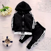 Baby Clothing sets Casual Children Tracksuit Boy Girl Clothes Sets 2Pcs/Sets Kids Leisure Sport Jacket Pants 2024 - buy cheap