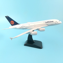 Avião jason tutu modelo de avião lufthansa air a380, modelo 1:200 avião de metal fundido de 20cm, avião de brinquedo para presente 2024 - compre barato