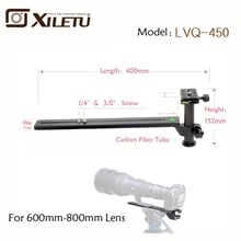 Xiletu LVQ-450 Stable Telephoto Zoom Lens Bracket Tripod Monopods Quick Release Plate With Clamp Width 38mm Length 450mm 2024 - buy cheap