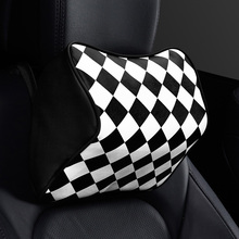 Подушка из пены с памятью для шеи, подголовник автомобиля, подушка, аксессуары для салона автомобиля, Стайлинг для Jaguar xf xe x-type xj s-type f-pace XFR XKR 2024 - купить недорого